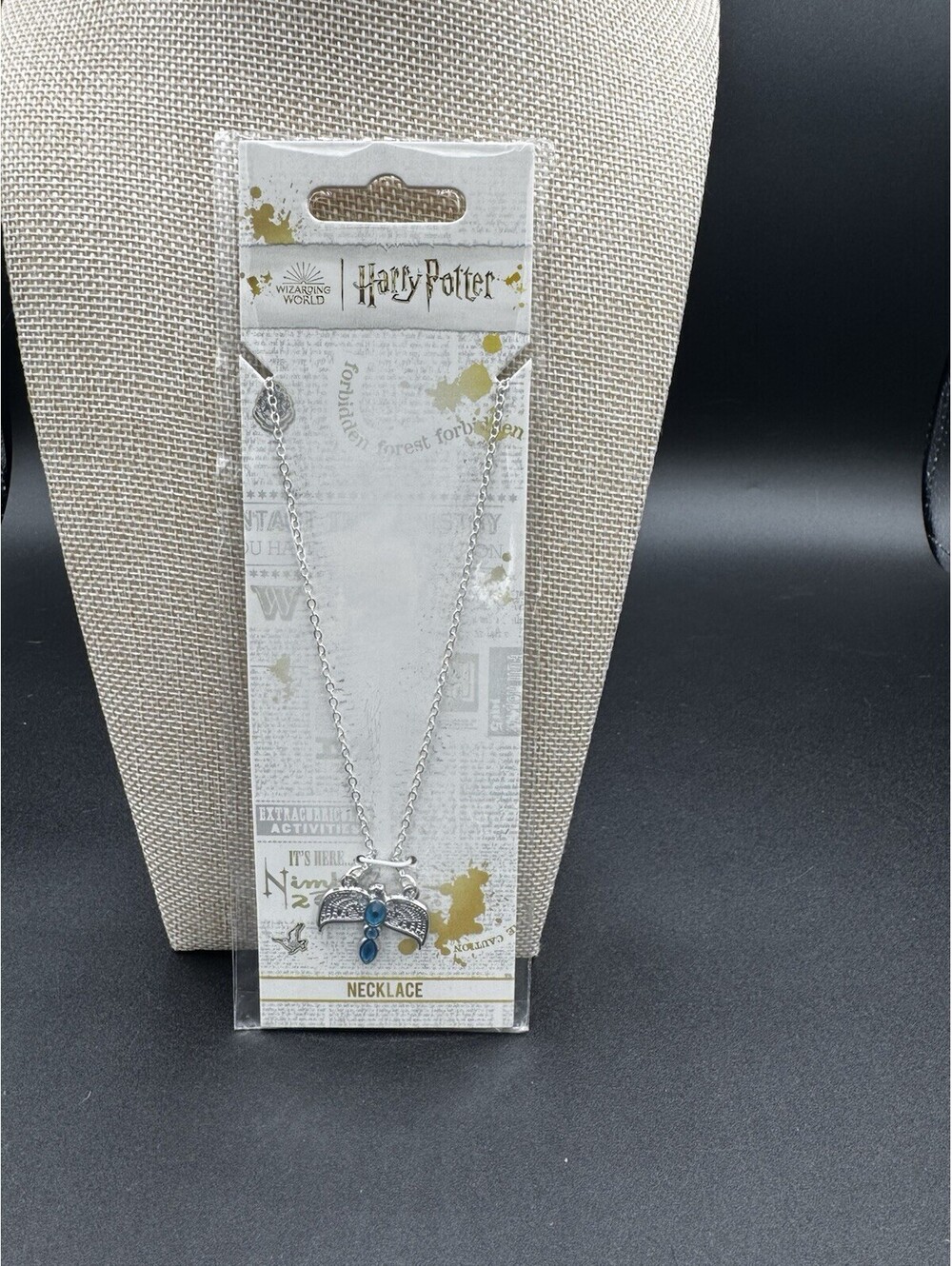 Harry Potter Rowena Ravenclaw Diadem Necklace Blue Crystal Wizarding World NEW